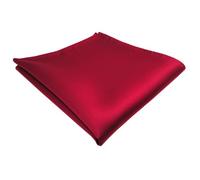 ohne Markenname TigerTie pochette rouge carmin unicolor - tissu 100% Polyester