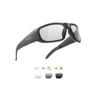OhO Lunettes de soleil polarisées connectées avec haut-parleur Bluetooth, protection UV athlétique/extérieure et contrôle vocal, unisexe
