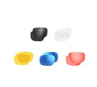 OHO Lunettes de soleil vidéo 4K Ultra HD résistant à l'eau Caméra d'action de sport avec mémoire intégrée et verres polarisés de protection UV400, design sportif unisexe (Only Lens for 4K Sunglasses)