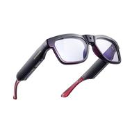 OhO sunshine Lunettes intelligentes Bluetooth avec Enregistrement de caméra 4K et mémoire de Traduction en Temps réel, lentille de Protection UV pour extérieur et intérieur, Monture Marron + lentille