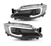 Ohocean Pour Subaru Pour Wrx 2008-2014 DRL Lentille Projecteur Dynamique Auto Phare Assemblage Voiture Lampe Frontale Clignotants Voiture