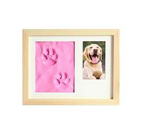 ohodhmnu Cadre photo en argile commémorative pour les amoureux des chiens et chats