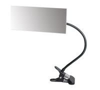 ohodhmnu Miroir flexible à clipser rectangulaire à 360 degrés pour bureau ou cabine de sécurité
