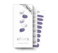 ohora Bandes de gel semi-durci (N Goblin Moon) - Fonctionne avec toutes les lampes à ongles, qualité salon, longue durée, facile à appliquer et à enlever - Comprend 2 tampons de préparation - Violet