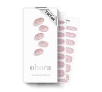 ohora Bandes de gel semi-durci (N Pixie Dust) - Fonctionne avec toutes les lampes à ongles, qualité salon, longue durée, facile à appliquer et à enlever - Comprend 2 tampons de préparation