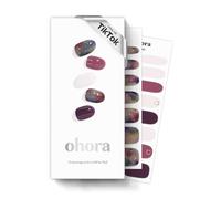 ohora Bandes de gel semi-durci (N Tie-dye) - Fonctionne avec toutes les lampes à ongles, qualité salon, longue durée, facile à appliquer et à enlever - Comprend 2 tampons de préparation