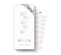 ohora Bandes de gel semi-durcies (N Veil) - Fonctionne avec toutes les lampes UV, qualité professionnelle, durable, facile à appliquer et à enlever, comprend 2 tampons de préparation, lime et bâton en