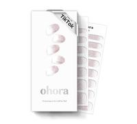 ohora Bandes d'ongles en gel semi-durci (N Basic Nails No.3) - Fonctionne avec toutes les lampes à ongles, qualité salon, longue durée, facile à appliquer et à enlever - Rose