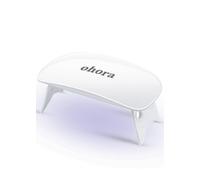 ohora Lampe UV / LED pour ongles en gel - 6 W max - 2 minuteries (45s/60), lampe portable pour durcir le gel, le vernis, les autocollants et les bandes