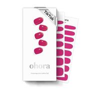 ohora Lot de 30 bandelettes de gel semi-durcies - Rose teinté - Pour 2 cycles - Compatible avec lampe UV, qualité professionnelle, durable et facile à appliquer, comprend 2 tampons de préparation