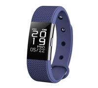 Ohp F2 Montre Bluetooth - Smartwatch Bracelet Sportif Moniteur Santé - Bleu Marine .