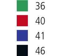 Ohpen - Marqueur Permanent - Lot X 10 Marqueurs - Vert (Encre Permanente/Pointe Superfine 0,4mm)