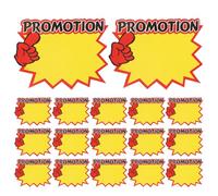 OHPHCALL 100 Étiquettes Prix Jaunes en Papier Polyvalentes et Faciles à Utiliser pour Magasins de Détail et Ventes Scolaires, Panneaux de Vente Détail Pratiques