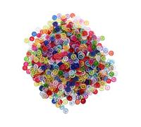 OHPHCALL 1000 pièces Boutons Résine Forme Fleur Transparente pour Couture et Décorations DIY Boutons Décoratifs pour Vêtements et Artisanat Créatif