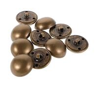 OHPHCALL 10pièces Boutons Ronds Laiton Vintage Pour Vêtement Et Manteau Boutons Couture Polyvalents Pour Costume Et Cardigan Style Classique Élégant