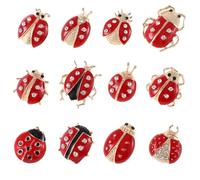 OHPHCALL 12 Broches en Alliage, Épingles Délicates Finition Fine, Design Élégant et Clip-on, Accessoires pour Soirées et Cérémonies