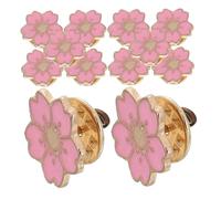 OHPHCALL 12 Pièces Broches Femme Lot de Pins Durable Style Petite Fleur Cerisier Épingle pour Vêtements Sacs Accessoires Mode