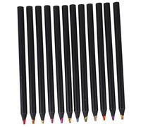 OHPHCALL 12 pièces Crayons de Couleur Gras pour Artistes Crayons de Dessin à Mine Colorée Uniforme pour Peinture et Coloriage Facile à Utiliser et Résistant Décoloration