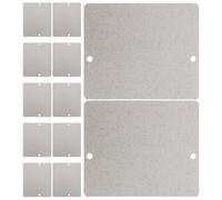 OHPHCALL 12 Pièces Isolant Ignifuge pour Four à Micro-ondes en Feuilles de Mica Argentées, Protection Thermique et Résistance Feu pour Grille et Micro-ondes