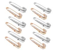 OHPHCALL 12 Pièces Set de Épingles de pour Pantalon et Jupe Tendeurs pour Femmes Clips Décoratifs Élégants pour Pulls et Châles Fixation Sécurisée et Polyvalente