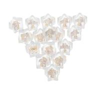 OHPHCALL 16pièces Bouchons Oreilles Silicone Design Étoile Supports Anti-glisse Pour Boucles Oreilles Accessoires De Sécurité Pour Femmes Pour Port Confortable Et Stylé