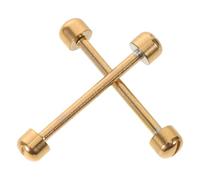 OHPHCALL 2 Pièces Axe pour Montre Goupille de Bracelet Montre à Tête Plate Rainurée Acier Inoxydable pour Maillon de Bracelet en Céramique Usage Quotidien