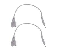 OHPHCALL 2 Pièces Câble de Conversion Flexible vers 2,0mm Broche Mâle 2,5mm en Plastique Résistant à Flexion 3 Broches Femelle pour Appareils de Massage en Chambre ou Salle de Thérapie