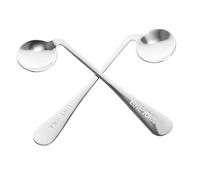 OHPHCALL 2 pièces Cuillères Alimentation Incurvées pour Bébés et Personnes Âgées Lot de Design Coude Ergonomique Adapté Aux Garçon Fille Apprentissage et Aux Seniors Malades Ustensiles de