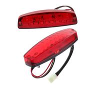 OHPHCALL 2 Pièces Feu Arrière LED Étanche pour et Quad Feux de Frein Stop Clignotant Rouge Visibilité Améliorée Nuit Installation Facile pour Véhicules Tout et Bus