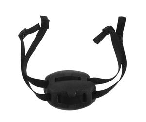 OHPHCALL 2 Pièces Jugulaire Rembourrée Noire pour Casque avec Protection Renforcée du Menton, Double Boucle Stable et Sangle Réglable, pour Entraînements et Matchs de Football