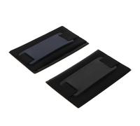 OHPHCALL 2 pièces Pochettes de Téléphone Adhésives Porte-Cartes Flexible et Amovible pour Téléphone Support Multifonctionnel avec Patch Arrière Bleu et Noir