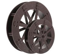 OHPHCALL 2 Pièces Roue à Eau Décorative pour Fontaine de Table, Plastique | Aquarium et Jardin, Légère et Multifonction, Circulation D’eau Économe, Accessoire de Scène