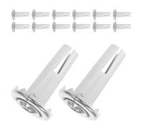 OHPHCALL 20 Pièces Insert de Douille Métallique en Fer pour Roulette de Chaise 8x36 8x38, Améliore la Stabilité Capacité de Charge pour Meubles Fréquemment Déplacés