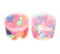 OHPHCALL 200 Pièces Élastiques à Cheveux Bébé Tissu Doux sans Couture Maintien Confortable Adaptés aux Cheveux Fragiles et Promenades