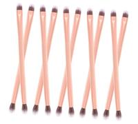 OHPHCALL 24pièces Pinceaux Maquillage Double-embout Professionnels Pour Fards à Paupières Et Contouring Brosse Estompe Douce Et Dense Pour Yeux Sourcils Et Nez Cosmétique Portable Doré