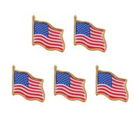 OHPHCALL 25pcs Épinglettes Drapeau Américain en Fer Léger et Antirouille pour Vêtements et Bagages, Présent pour Collectionneurs et Décoration Patriotique
