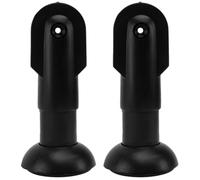OHPHCALL 2pcs Pieds de Soutien en Plastique pour Cloison de Toilette, Hauteur Réglable, Installation Facile, Accessoires pour Sanitaires Publics et Salles de Bain