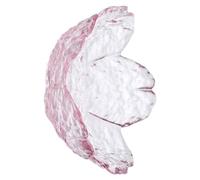 OHPHCALL 2pcs Plat D'assaisonnement en Verre Martelé Motif Fleur de Cerisier, Design Unique et Moderne, Utilisation Polyvalente pour Restaurants et Traiteurs