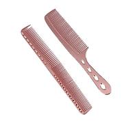 OHPHCALL 2pièces Peignes De Coiffure Acier Inoxydable Professionnels Rose Poudré Pour Femme Pour Spraying Massage Du Chevelu