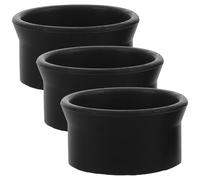 OHPHCALL 3 Pièces Œilletons pour Microscopes, Cache-oculaire de Jumelles en Caoutchouc Noir, Protection Anti-poussière, Confort Oculaire, pour Télescopes et Microscopes t
