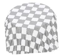 OHPHCALL 300 pièces Lot de Caissettes à Muffins et Cupcakes Papier Noir et Blanc Supports Anti-huile pour Pâtisserie Papier Cuisson Résistant pour Mariages Anniversaires et Usage Quotidien