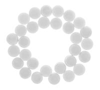 OHPHCALL 30pcs Mini Roulements Rotatifs Blancs en Plastique et Fer, Compatibilité Polyvalente Rotation Lisse, pour Projets D'artisanat et Décoratifs