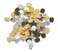 OHPHCALL 360 Pendentifs Breloques en Alliage pour Bijoux DIY Inscription Made With Love, Accessoires Légers pour Bracelets et Boucles d'Oreilles