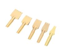 OHPHCALL 5 Pièces Plumage de Stylo Tibétaines en Laiton Robustes, Faciles à Écrire, Styles Variés, Accessoires D'écriture pour Lettrage et Artistes