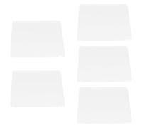 OHPHCALL 5pcs Plaques de Pressage en Argile Acrylique Ergonomiques pour Poterie et Sculpture, Planches de Modelage Polyvalentes pour Travaux Créatifs