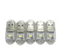 OHPHCALL 6 Pièces Mini Lampe USB LED Blanche Légère en Plastique pour Éclairage Clavier D'ordinateur et Chambre D'garçon et Filles, Alimentation USB 3v-7v, Puissance 1w