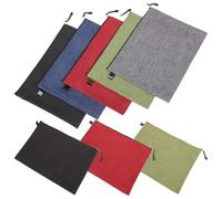 OHPHCALL 8pcs Pochette de Classement B4 en Tissu Oxford Étanche Fermeture Éclair, Organiseur de Documents Solide pour École et Bureau, Paquet à Dossiers Portable Pratique Couleur Aléatoire