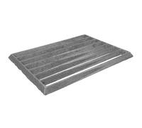 OHPHCALL Accessoire Barbecue Rectangulaire en Fonte Noire, Grille de Cuisson Polyvalente Rétention de Chaleur, pour Barbecue en Extérieur