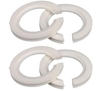 OHPHCALL Adaptateur E27 vers E14 pour Abat-jour, Lot de 4 Pièces en Pp Blanc, Compatible Plupart des Abat-jours Européens, Sûr et Facile à Utiliser