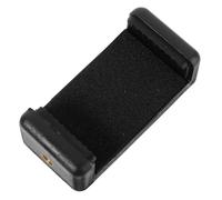 OHPHCALL Adaptateur Support pour Smartphone à Clip Double Trou en Abs Noir, Largeur Ajustable, Compatible Stabilisateur et Monopode
